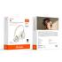 Mcdodo HP-5821 T03 Series Bluetooth-Compatible Headphone Over-Ear ANC Noise Cancelling Headset - White
